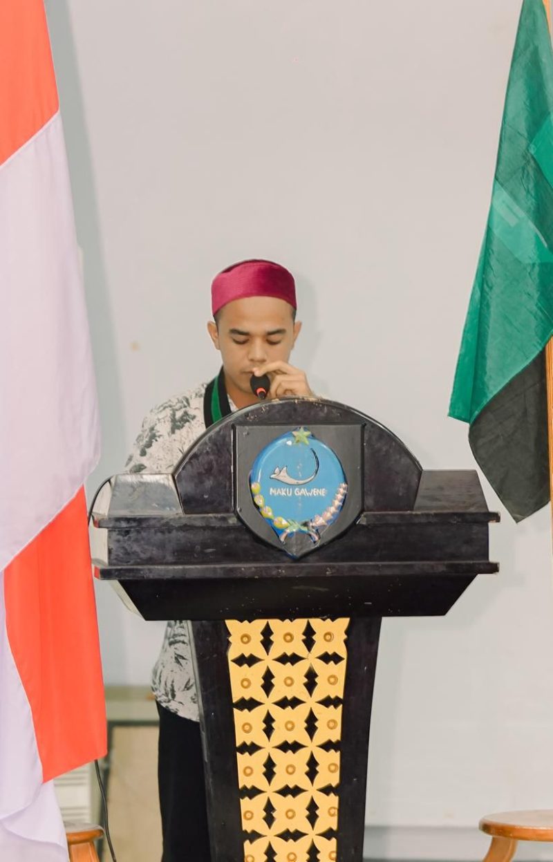 Foto: Direktur Konsultasi Bantuan Hukum Mahasiswa Islam (LKBHMI) Cabang Ternate