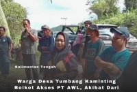 Foto: Warga bersama perwakilan perusahaan 
