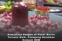 Foto: salah satu lapak pedang di pasar Barito bay: Aji