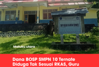 Foto: SMPN 10 Kota Ternate kelurahan Togolobe, Kecamatan Pulau Hiri, Kota Ternate.